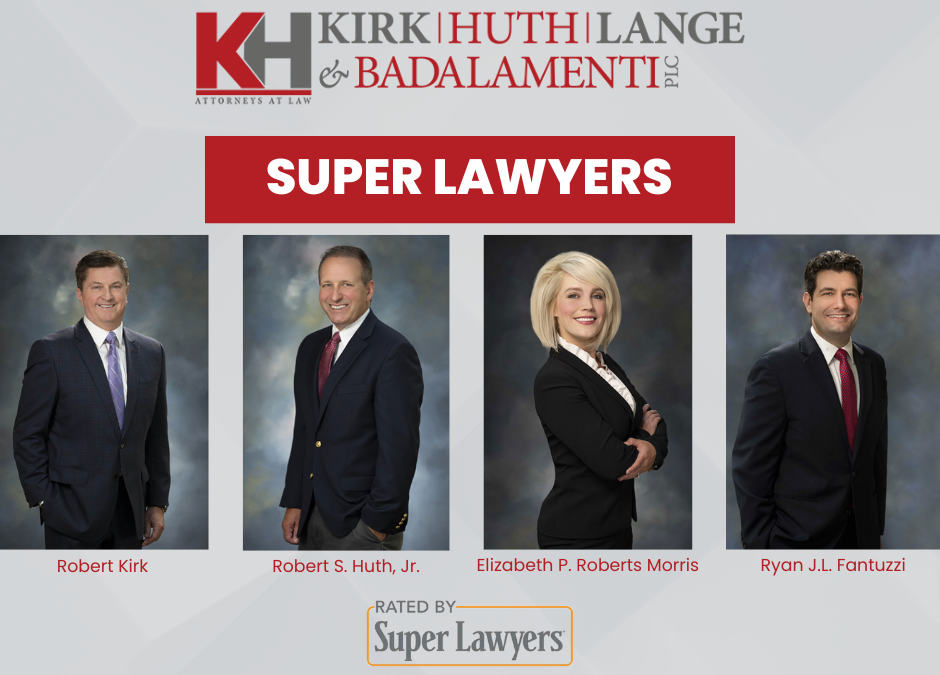 Four Kirk Huth Attorneys Named Super Laywers